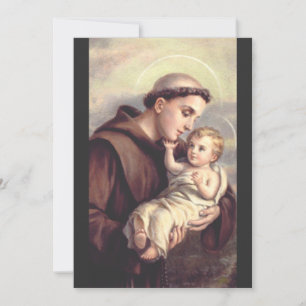Saint Anthony of Padua Patron of Lost Things Invitation