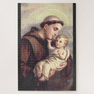 Saint Anthony of Padua Patron of Lost Things Jigsaw Puzzle