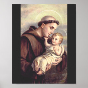 Saint Anthony of Padua Patron of Lost Things Poster