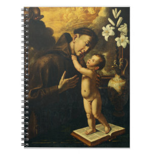 Saint Anthony of Padua with Baby Jesus Notebook