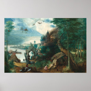 Saint Anthony - Pieter Bruegel Fine Art Poster