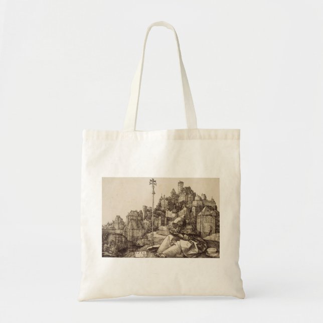 Saint Anthony Reading by Albrecht Durer Tote Bag (Front)