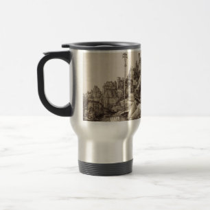 Saint Anthony Reading by Albrecht Durer Travel Mug