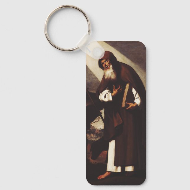 Saint Anthony the Great Desert Hermit  Key Ring (Front)