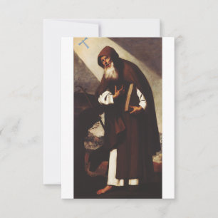 Saint Anthony the Great Father Holy Card