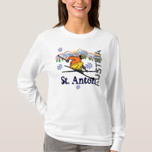 Saint Anton Austria ski hoodie T-Shirt