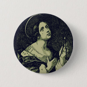 Saint Apollonia Virgin and Martyr 6 Cm Round Badge