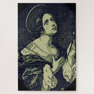 Saint Apollonia Virgin and Martyr Jigsaw Puzzle
