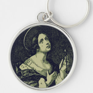 Saint Apollonia Virgin and Martyr Key Ring