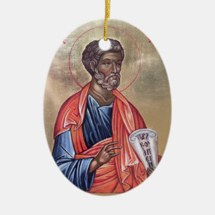 Saint Apostles Peter and Paul Ceramic Tree Decoration