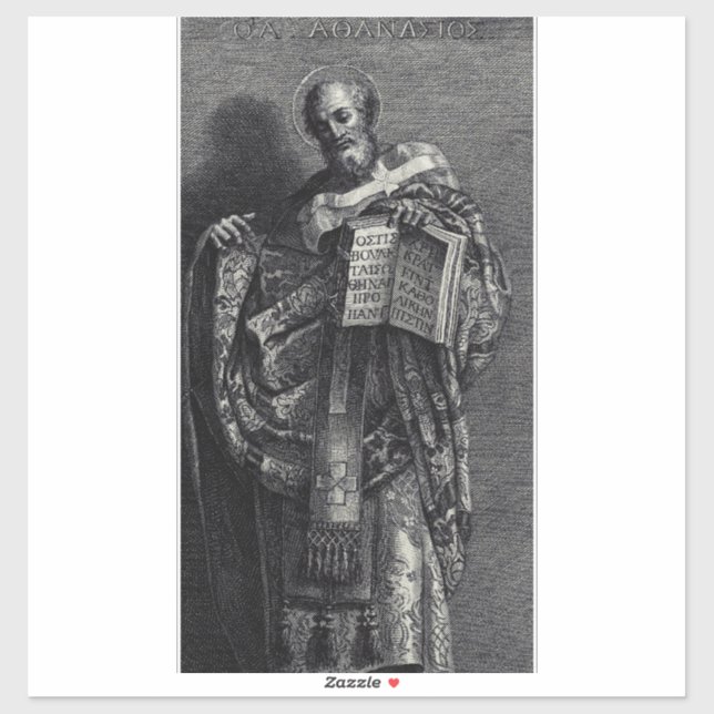 Saint Athanasius of Alexandria Graphic Art (Sheet)