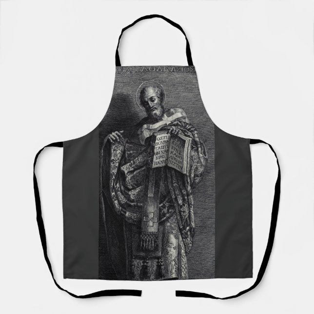 Saint Athanasius of Alexandria Graphic Art Apron (Front)