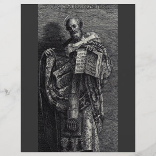 Saint Athanasius of Alexandria Graphic Art Flyer