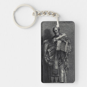 Saint Athanasius of Alexandria Graphic Art Key Ring