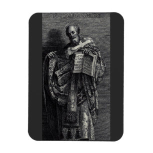 Saint Athanasius of Alexandria Graphic Art Magnet