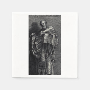 Saint Athanasius of Alexandria Graphic Art Napkin