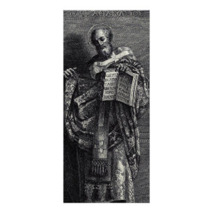 Saint Athanasius of Alexandria Graphic Art Rack Card