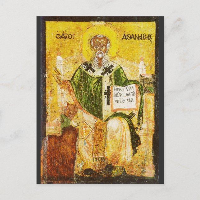 Saint Athanasius of Alexandria  Postcard (Front)