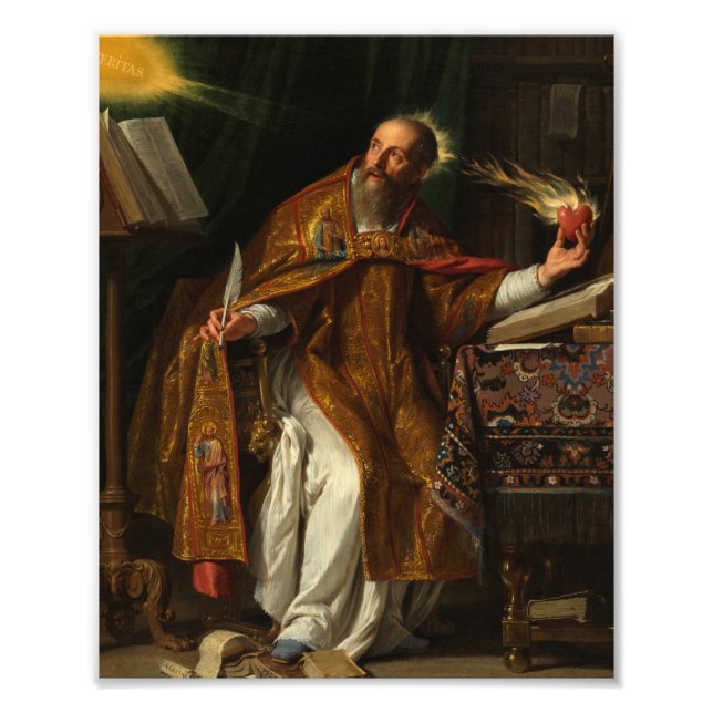 Saint Augustine by Philippe de Champaigne Photo Print (Front)