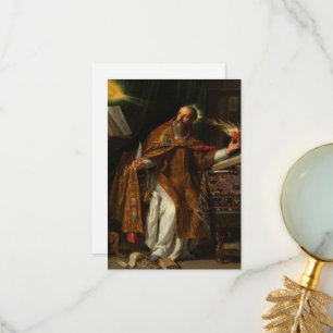 Saint Augustine by Philippe de Champaigne Thank You Card