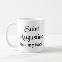 saint augustine coffee mug