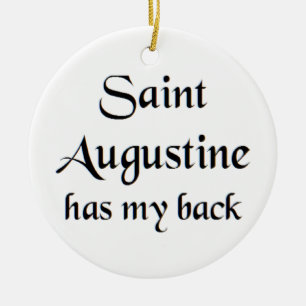 saint augustine coffee mug ceramic tree decoration