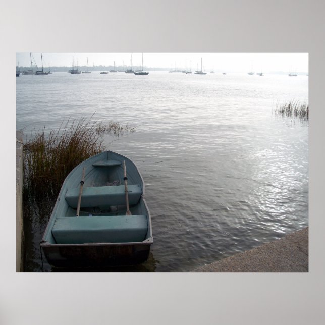 Saint Augustine Florida Boat Sailboats poster art (Front)