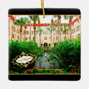 Saint Augustine Florida Lightner Museum & Gardens  Ceramic Ornament