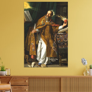 Saint Augustine of Hippo Canvas Print