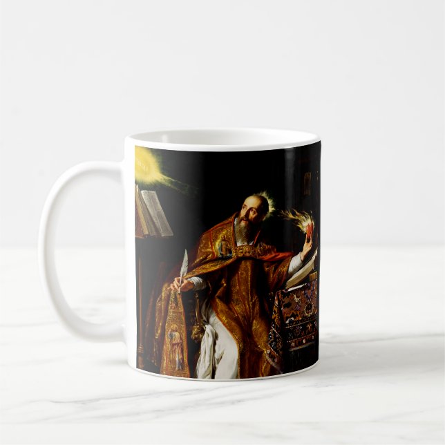 Saint Augustine of Hippo Coffee Mug (Left)