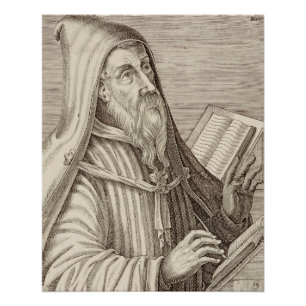 Saint Augustine of Hippo Doctor of the Church Poster