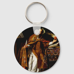 Saint Augustine of Hippo Key Ring