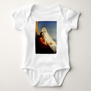 Saint Augustine & Saint Monica Art Print Baby Bodysuit