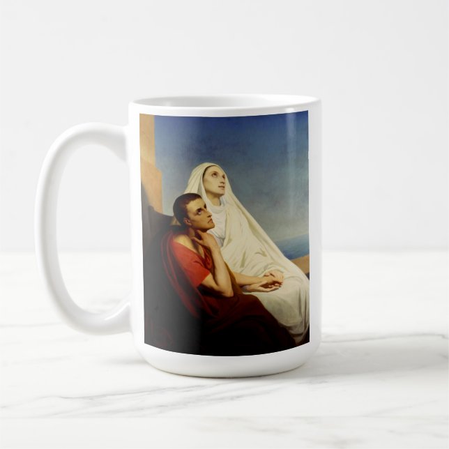 Saint Augustine & Saint Monica Art Print Coffee Mug (Left)