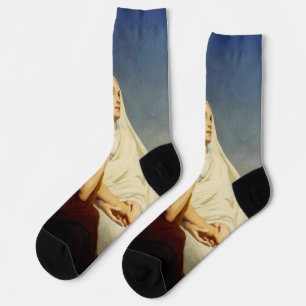Saint Augustine & Saint Monica Art Print Socks