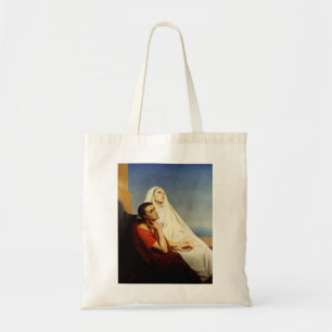 Saint Augustine & Saint Monica Art Print Tote Bag