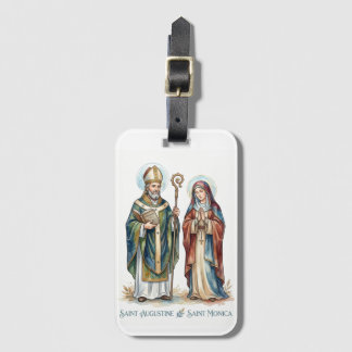 Saint Augustine & Saint Monica Luggage Tag