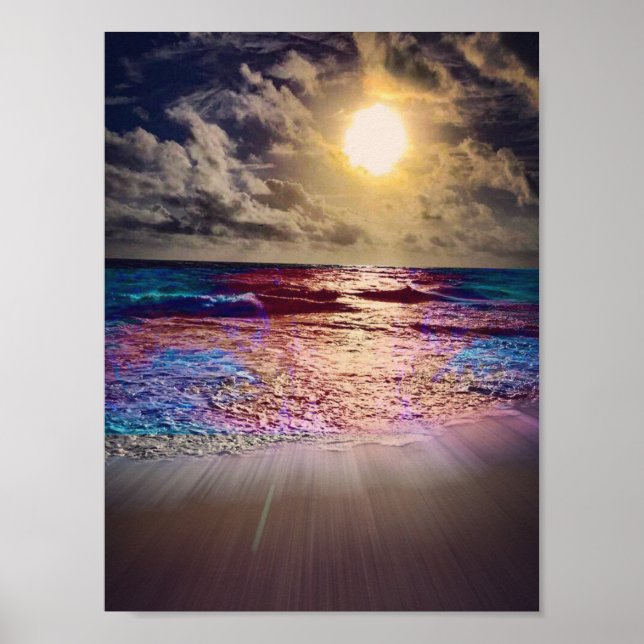Saint Augustine Sunset Beach Poster (Front)