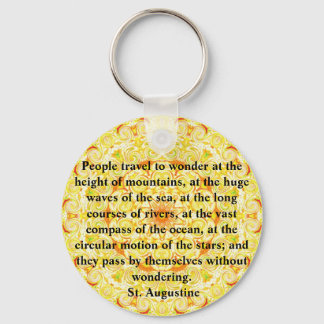 Saint Augustine travel adventure Key Ring