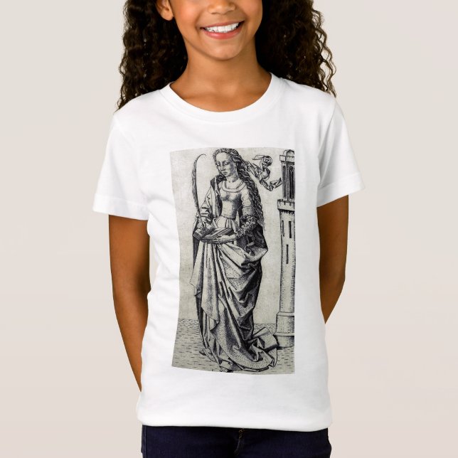 Saint Barbara and her tower T-Shirt (Front)