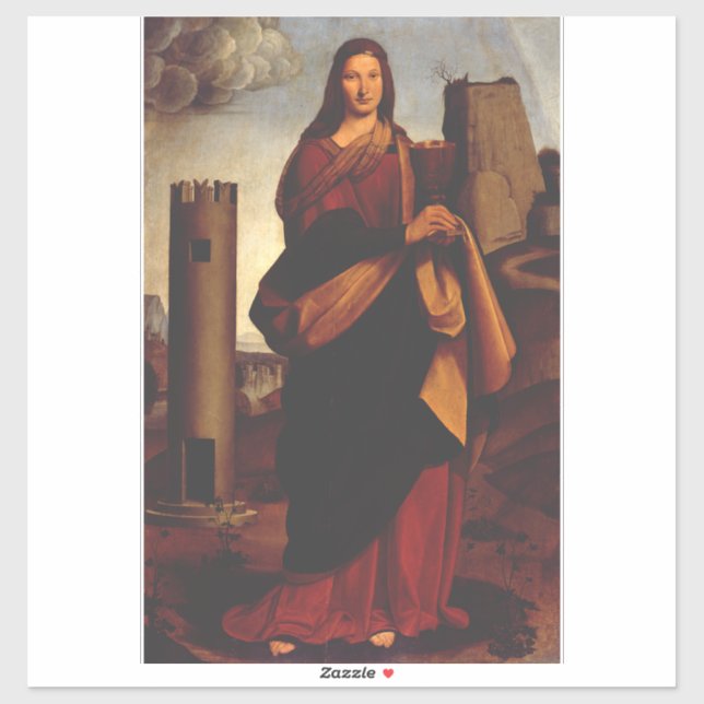 Saint Barbara by Giovanni Antonio Boltraffio (Sheet)