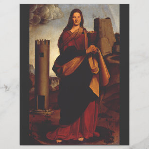 Saint Barbara by Giovanni Antonio Boltraffio Flyer