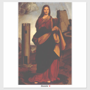 Saint Barbara Sacred Icon Graphic Art
