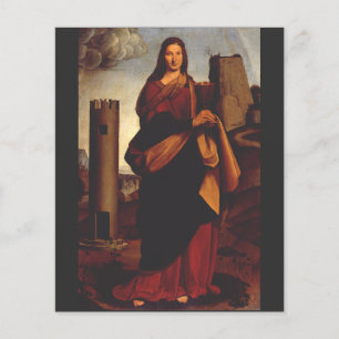 Saint Barbara Sacred Icon Graphic Art