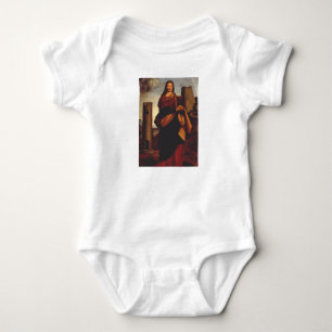 Saint Barbara Sacred Icon Graphic Art Baby Bodysuit
