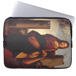 Saint Barbara Sacred Icon Graphic Art Laptop Sleeve