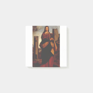 Saint Barbara Sacred Icon Graphic Art Post-it Notes