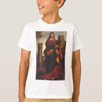 Saint Barbara Sacred Icon Graphic Art