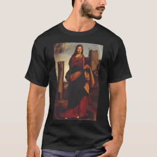 Saint Barbara Sacred Icon Graphic Art T-Shirt