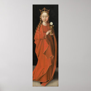 Saint Barbara - Starck Triptych Fine Art Poster